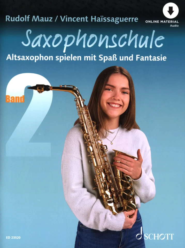 R. Mauz: Saxophonschule 2, Asax (+Onl) (0)