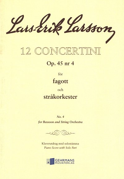 L.-E. Larsson: Concertino 4 Op 45