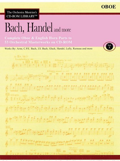 Bach, Handel and More - Volume 10, Ob (CD-ROM)