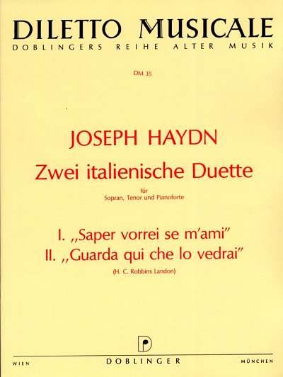 J. Haydn: 2 italienische Duette Hob 25:l 2, 2GesKlav