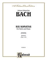 DL: Bach: Six Sonatas (Ed. David), Volume I