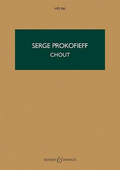 S. Prokofjew: Chout (The Buffoon) op. 21 (Stp)