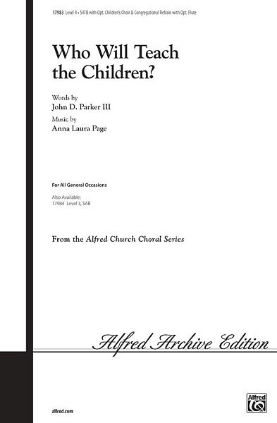 A.L. Page i inni: Who Will Teach the Children?