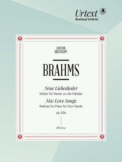 J. Brahms: Neue Liebeslieder op. 65a, Klav4m (Sppa)