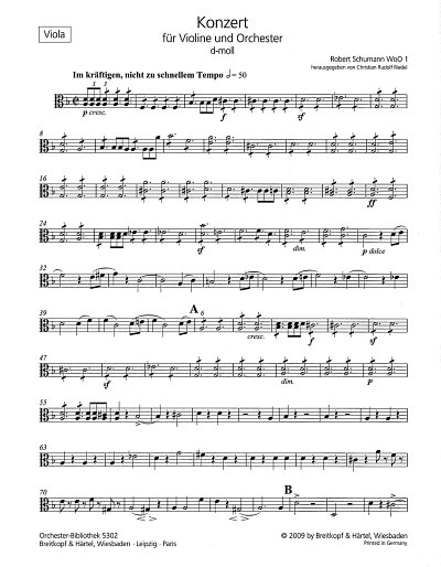 R. Schumann et al.: Violin concerto in D minor WoO 1