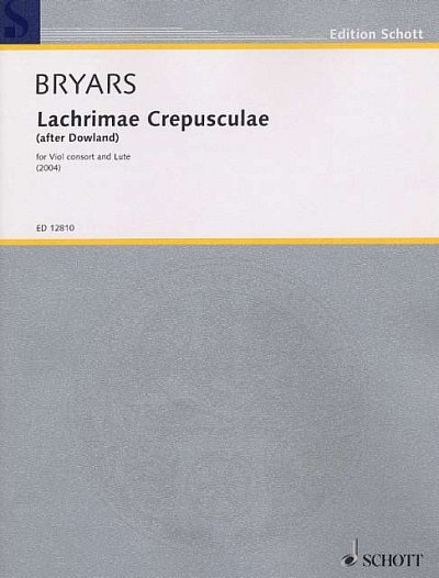 G. Bryars: Lachrimae Crepusculae  (Pa+St)