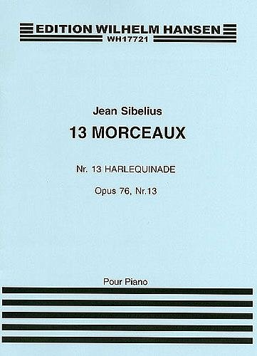 J. Sibelius: 13 Pieces Op.76 No.13 'Harlequinade', Klav