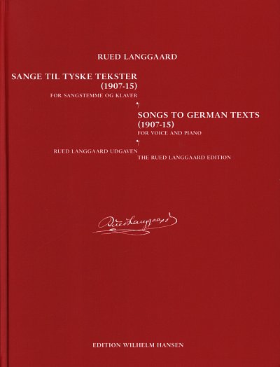 R. Langgaard: Sange / Songs Vol. 1