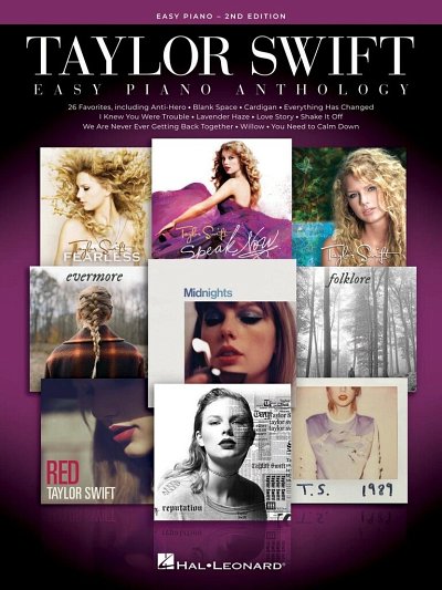 Taylor Swift Easy Piano Anthology - 2nd Edit, Klav