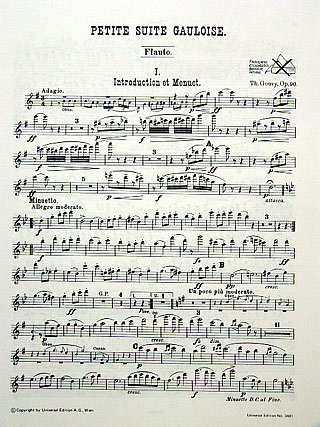 G. Theodore: Petite Suite Gauloise op. 90  (Stsatz)