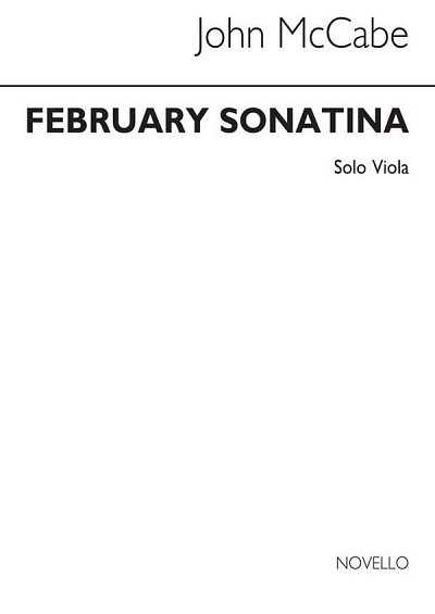 J. McCabe: February Sonatina For Solo Viola