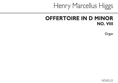 H.M. Higgs: Offertoire In D Minor Organ, Org