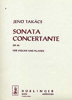 J. Takacs: Sonate Concertante Op 65
