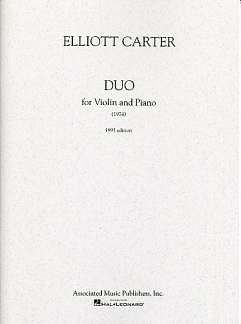 E. Carter: Duo For Violin And Piano, VlKlav (KlavpaSt)
