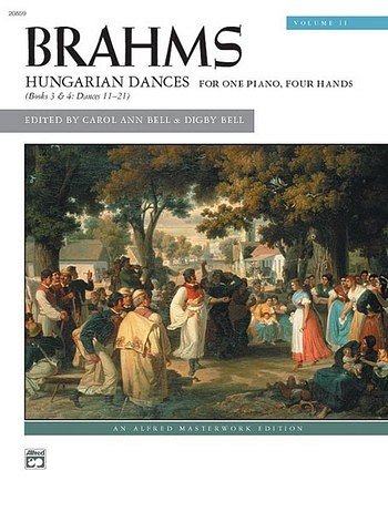J. Brahms: Ungarische Tanze 2 (11-21) , Klav