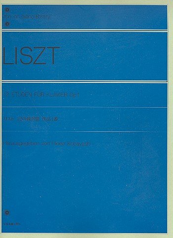 F. Liszt: 12 Etüden op. 1, Klav