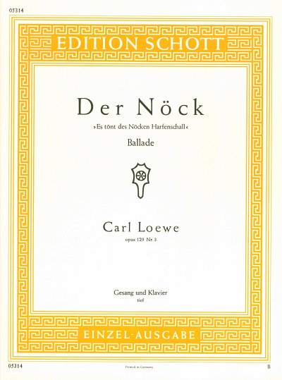 C. Loewe: Der Nöck op. 129/3 