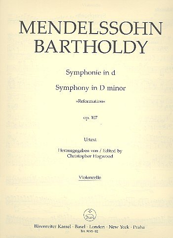 F. Mendelssohn Barth: Symphonie d-Moll op. 107, Sinfo (Vc)