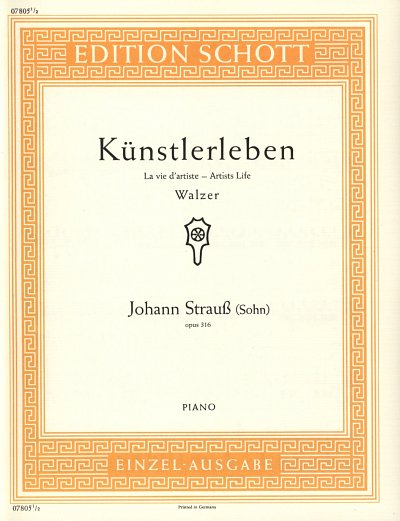 J. Strauß (Sohn): Künstlerleben op. 316 , Klav