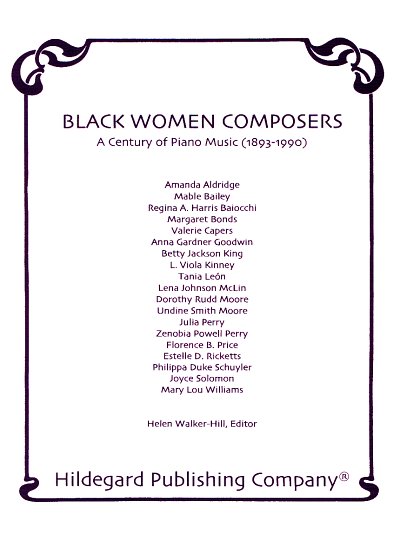 Black Women Composers Hildegard Publishing Company