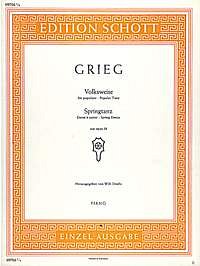E. Grieg: Volksweise - Springtanz op. 38/2 und op. 38/, Klav