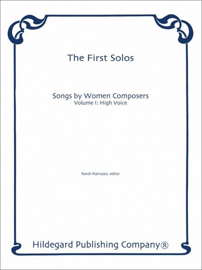  Various: First Solos: Songs by Women Compose, GesHKlav (Sb)