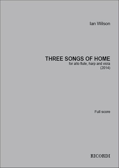 Three Songs of Home (Pa+St)