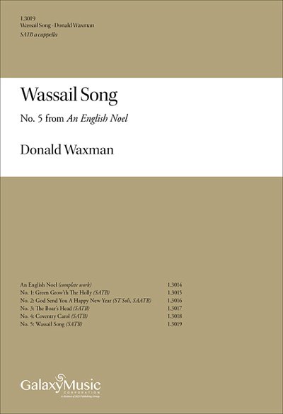 An English Noel: Wassail Song, Gch;Klav (Chpa)