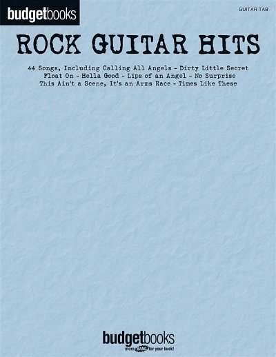  Budgetbooks: Rock Guitar Hits, Git (SB+Tab)