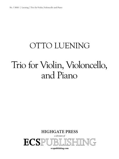 Piano Trio (Pa+St)