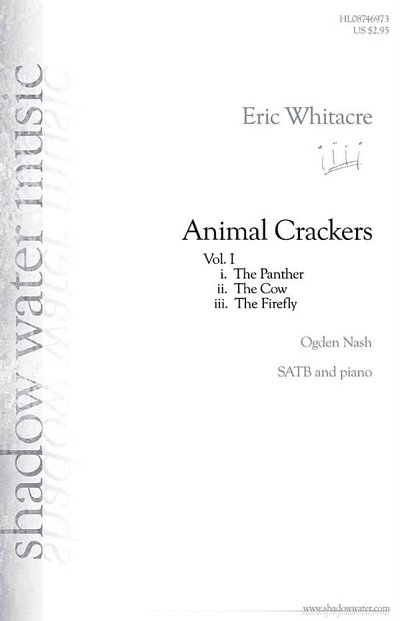 E. Whitacre: Animal Crackers 1, GchKlav (Part.)