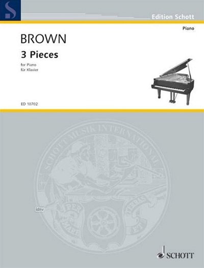 E. Brown: 3 Pieces , Klav
