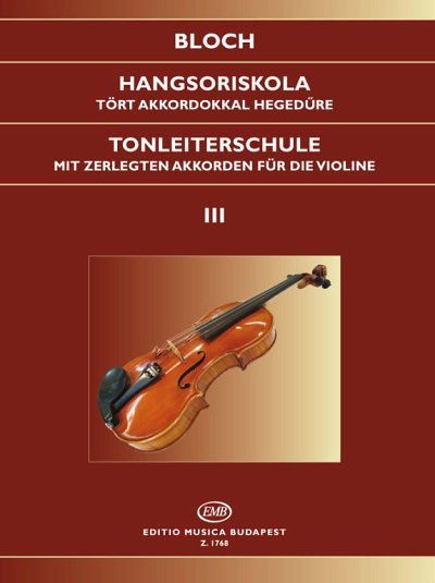 J. Bloch: Tonleiterschule 3 op. 5, Viol