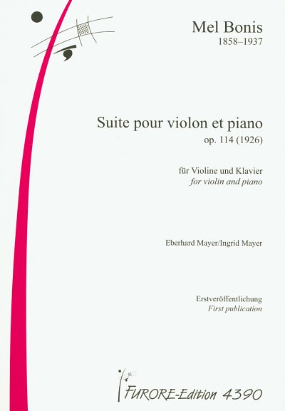 M. Bonis: Suite für Violine und Klavier