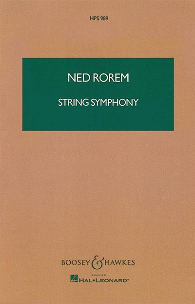 N. Rorem: String Symphony, Stro (Stp)