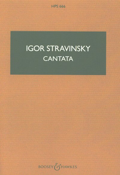I. Strawinsky: Cantata (Stp)