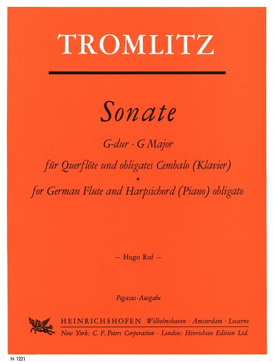 J.G. Tromlitz: Sonate G-Dur für Quer, FlCemb/Klav (KlavpaSt)