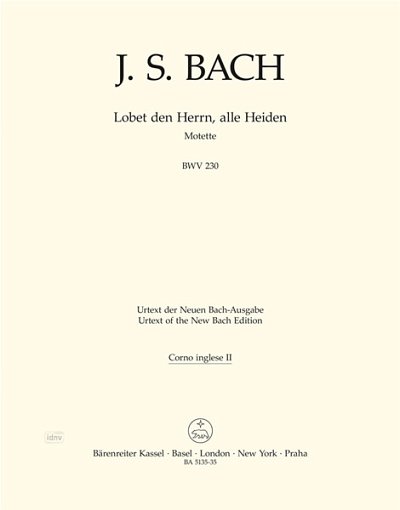 J.S. Bach: Lobet den Herrn, alle Heiden BWV 2, Gch4Kamo (EH)