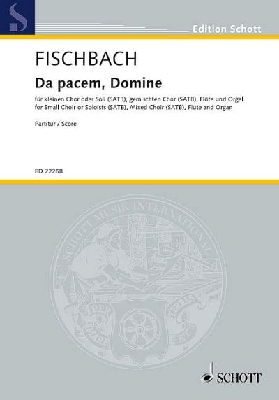 DL: K. Fischbach: Da pacem, Domine (Part.)
