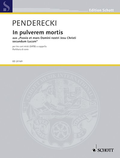 K. Penderecki: In pulverem mortis