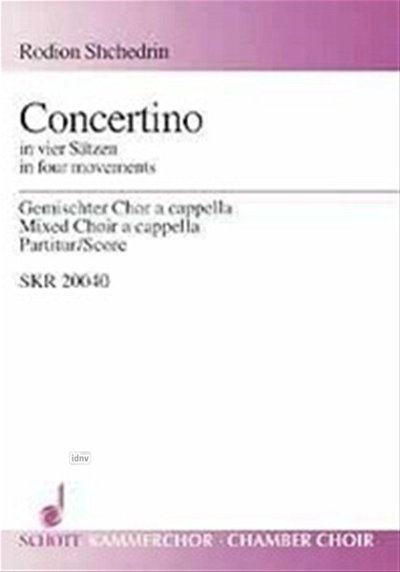 R. Schtschedrin: Concertino  (Chpa)