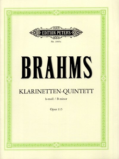 J. Brahms: Quintett für Klarinette (Viola) und Streichquartett h-Moll op. 115