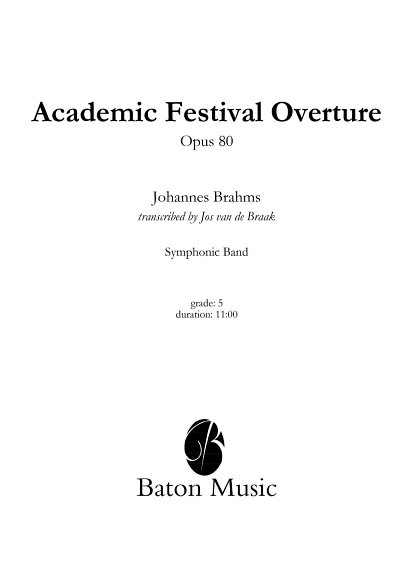Academic Festival Overture, Blaso (Pa+St)