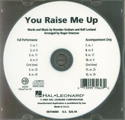 J. Groban: You Raise Me Up (Showtrax CD) (CD)