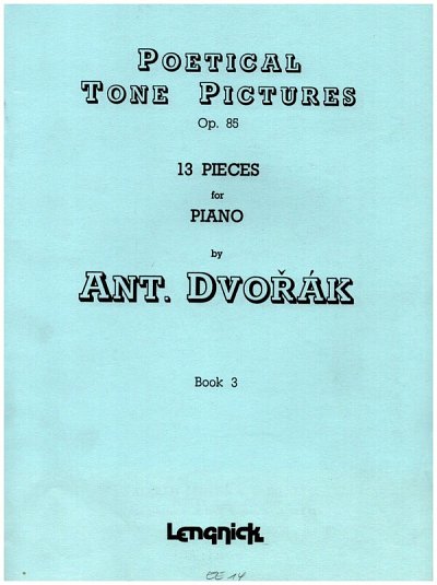 D. Antonín: Poetische Stimmungsbilder op. 85 Band 3, Klav