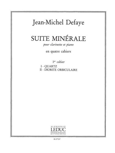 J. Defaye: Suite Minerale Vol.1