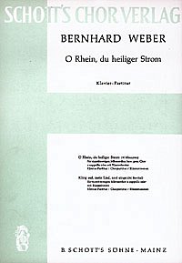 DL: B. Weber: O Rhein, du heiliger Strom (Klavpa)
