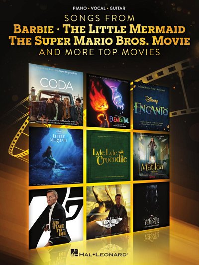 Songs from Barbie, The Little Mermaid The Super Mario Bros Movie