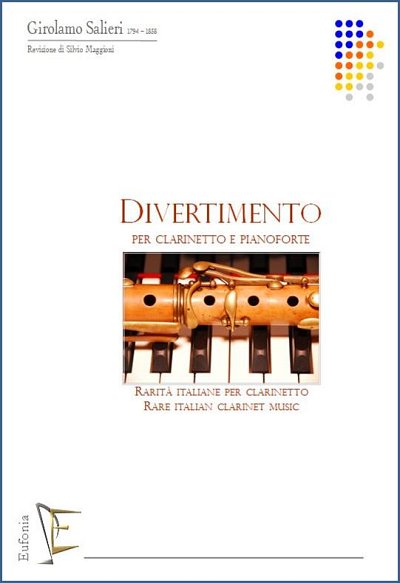 SALIERI G. (rev. S. Maggioni): DIVERTIMENTO PER CLARINETTO E PIANOFORTE