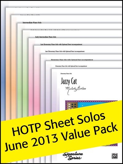 M. Bober: Sheet Solos Value Pack 2013, Klav